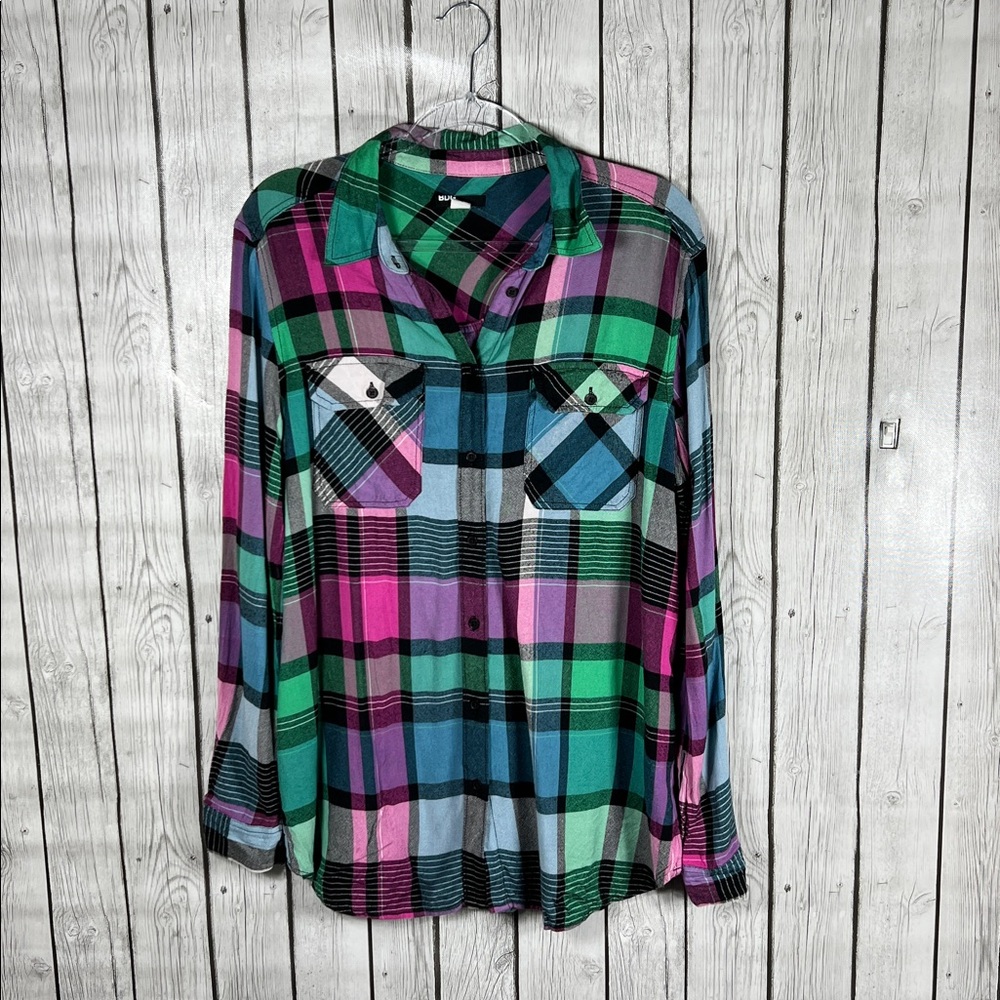 Bdg plaid boyfriend flannel size Medium